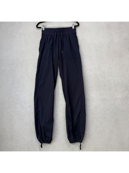 Lululemon Pants - Lululemon Jogger Pants Womens M Blue Lightweight Tapered Pockets Yoga Athletic